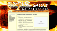 Desktop Screenshot of kominki-zulewski.pl